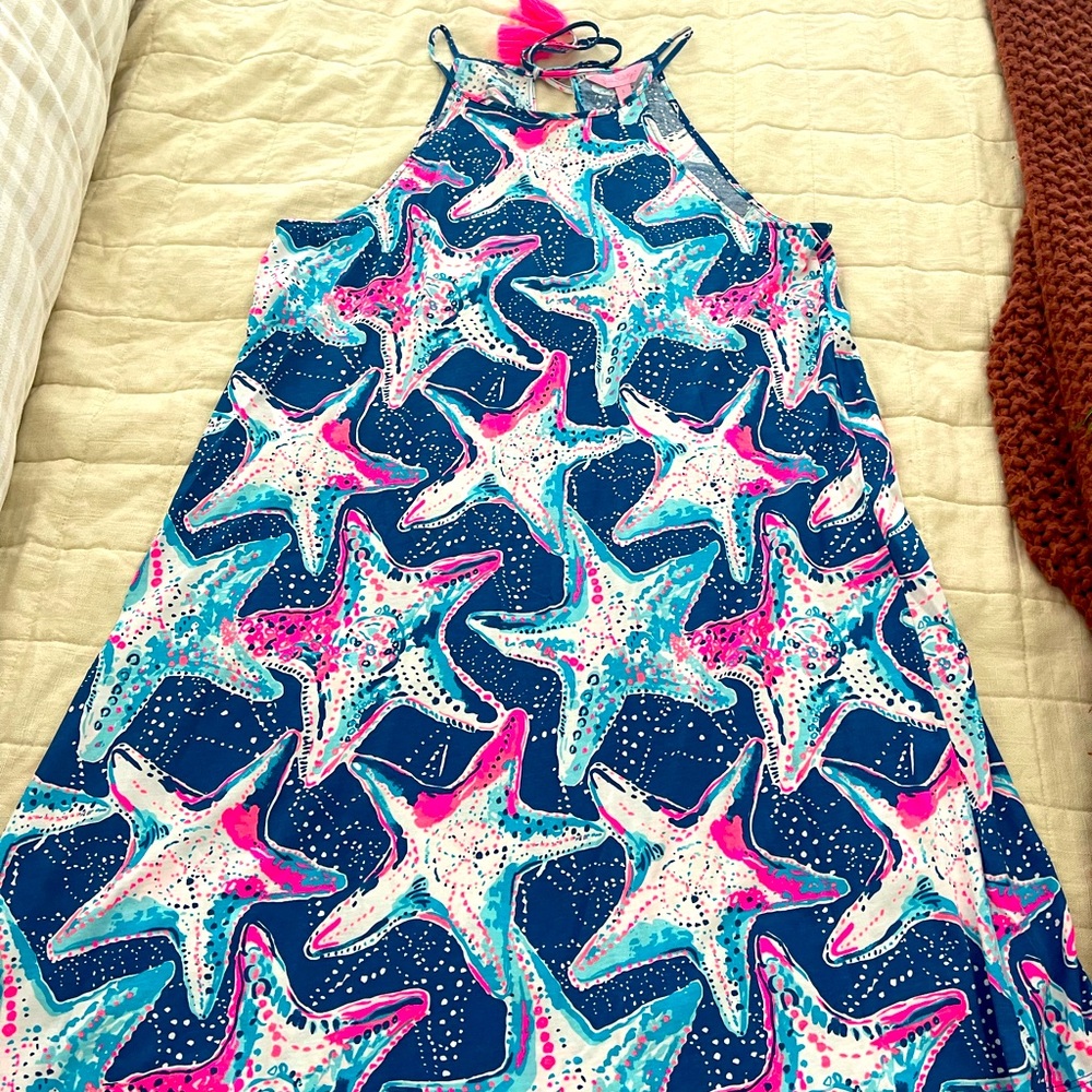 Lilly Pulitzer Margot dress size large patriotic colors